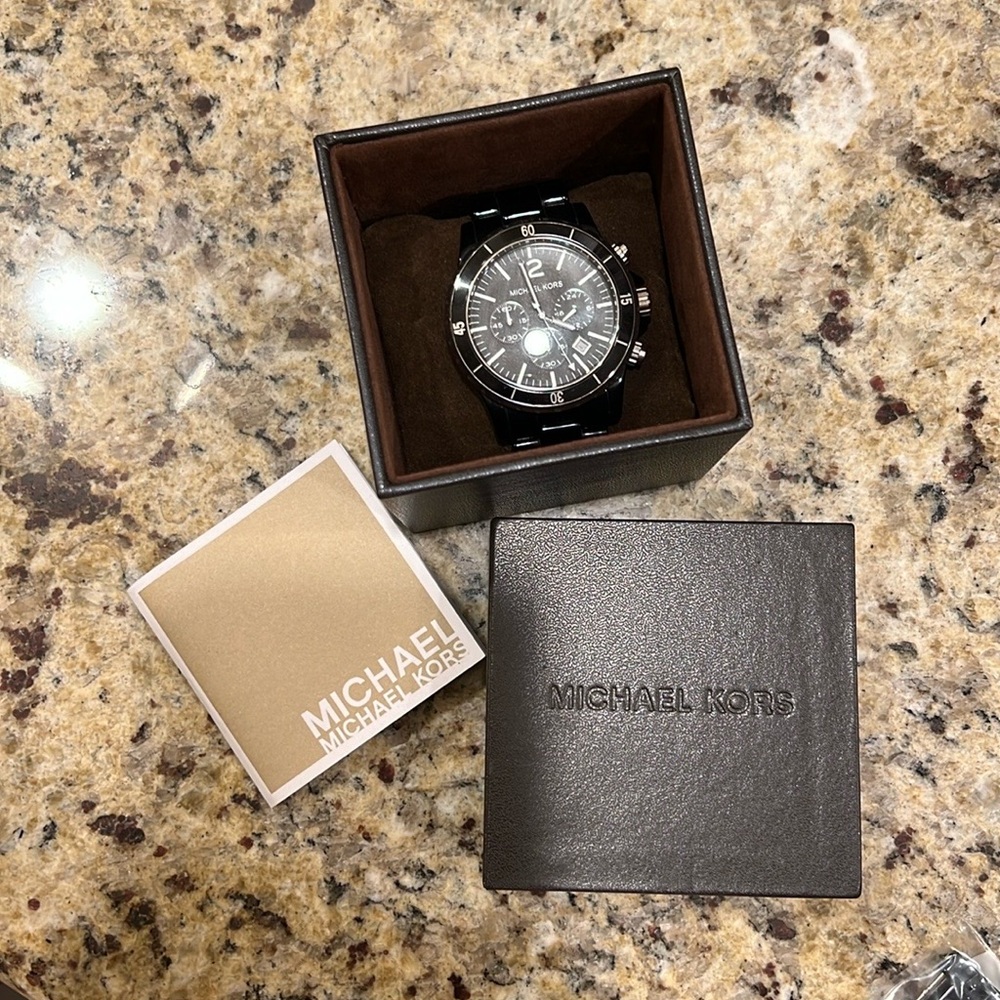 Michael Kors Black Chronograph Watch